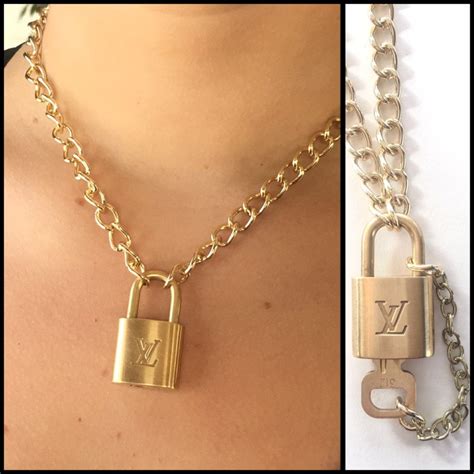 louis vuitton lockit necklace replica|louis vuitton lock necklace.